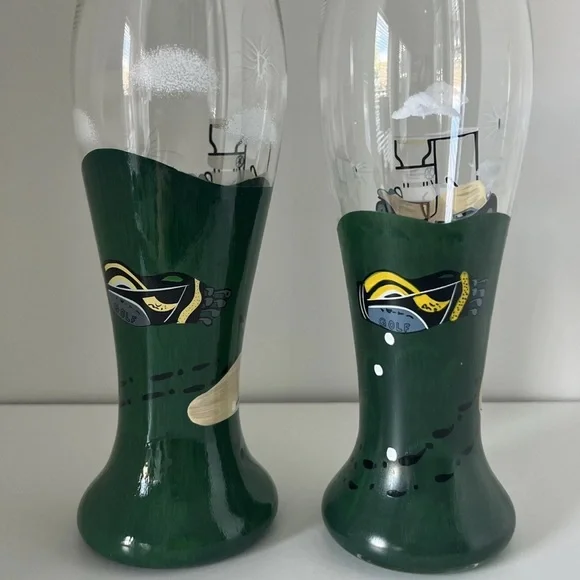 Set of 2 Lolita “19th Hole” Beer Glasses - Picture 3 of 6